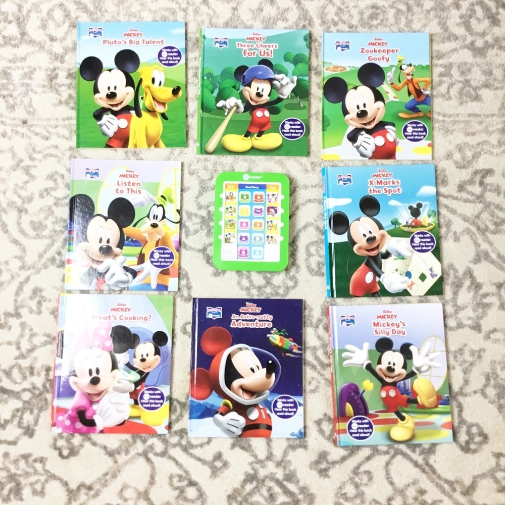 My Read Lot of 9 Disney Mickey Books Reader